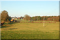 Looking north towards Greenacres near Staverton