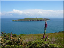 SH3225 : On the coast south east of Machroes looking towards St Tudwal's Island West by Colin Park
