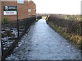 Icy path off Gathurst Road