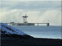 NS1870 : Inverkip Power Station jetty by Thomas Nugent