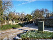 SP0831 : Driveway to Manor Farm by Michael Dibb