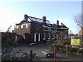 Fire damage at the Lane Arms