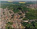 Aerial view of the bottom of Bread-and-Cheese Hill, Benfleet