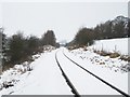 Middlesbrough-Whitby railway track (view NW)