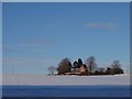 Fettes house in winter