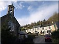 Village hall and cottages, Noss Mayo