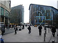 Cardiff Library and John Lewis store from The Hayes