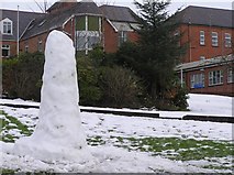 H4672 : Snow sculpture, Omagh by Kenneth  Allen