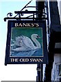 The Old Swan pub sign, 175 Long Street