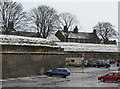 Car park in the moat