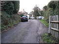 West along Cemetery Lane, Tillington