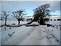 Snow Covered High Cleughearn Road