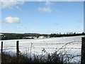 Snow covered field near Bishopsbourne