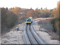 Hereford to Birmingham train approaching Colwall