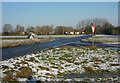 Road junction, Saxtead Green