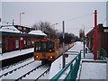 Train at West Jesmond Metro Station