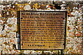 Plaque on the Bridge at Froyle Mill, Hampshire