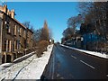 Winter view of the southern end of Psalter Lane, Sheffield