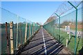 Cycle path and footpath leading to Grange Road