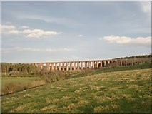 NH7644 : Culloden railway viaduct, over the river Nairn by nairnbairn