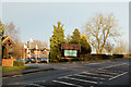 Hotel entrance from the A425, Staverton