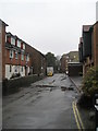 Looking along Fitzalan Road towards Queen