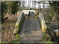 SJ4765 : Ancient bridges at Hockenhull Platts by Colin Park