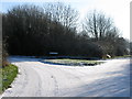 Junction of New Town Lane and The Forty, Bishopstone