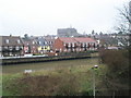 Looking from Fitzalan Road across the Arun towards the cathedral