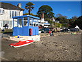 Ferry kiosk at Helford Passage