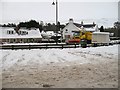 Snow plough, A82