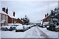 Upper Welland Road in the snow