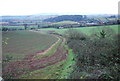 Footpath off Mill Lane follows the hedge