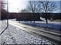 Snowy day on Faulkland Road