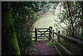 Gate on the footpath near Roebuck Farm