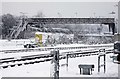 Footbridge to Didcot Station car park