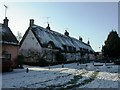 Downton, thatched cottages