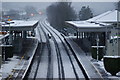 South Croydon Station in the Snow