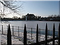 Roath Park Lake - frozen