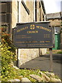 Bradley Methodist Church, Low Bradley, Sign