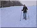 Snowshoeing near Loughbrow House