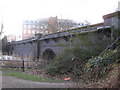 The bridge on Mackworth Road, Derby