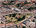 Aerial view of Hadleigh town centre