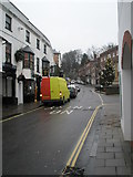 TQ0107 : Colourful van at the bottom of Arundel High Street by Basher Eyre