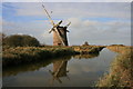 TG4423 : Brograve drainage mill by Paul E Smith