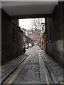 TQ3082 : Looking from Greville Street into Colonnade by Basher Eyre