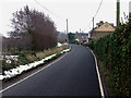 View along the Marshborough Road to Woodnesboorough