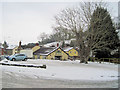 The Raven Inn in the snow