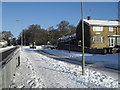 A snowy Crawley Avenue