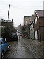 Trekking up Bakers Arms Hill on a wet and windy December afternoon